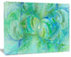 Snow Fractal Glass Texture, Abstract Canvas Art Print, 20x12