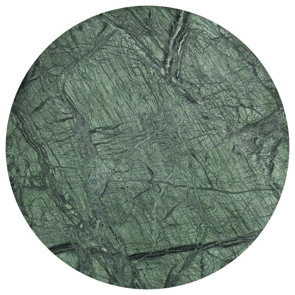 Genoa Marble End / Side Table, Green
