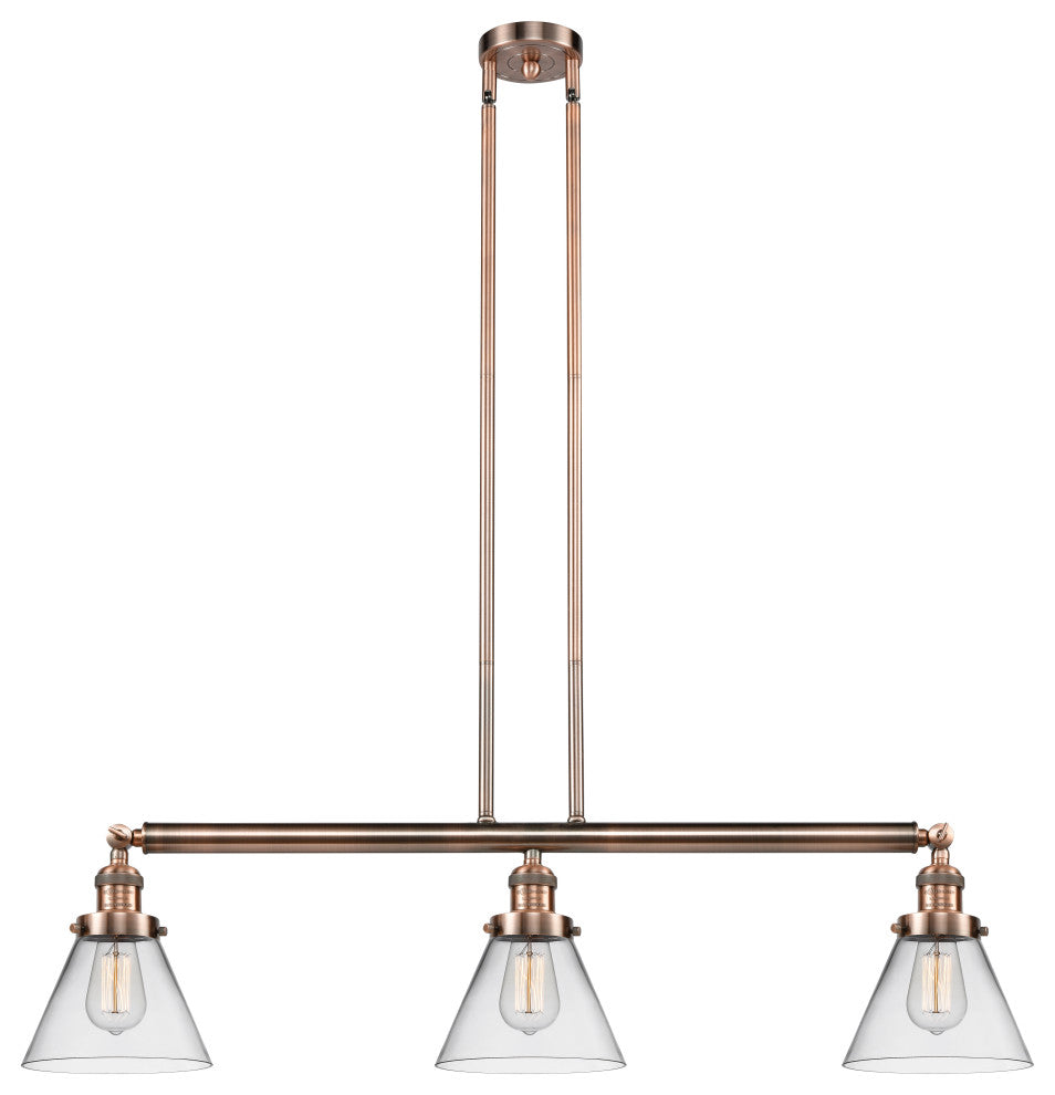 Innovations Lighting 213-Ac-S-G42-Led 3 Light Dimmable Led Island Light