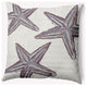 16x16" Starfish Constellation Nautical Decorative Indoor Pillow, Dusty Purple
