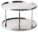 Jiallo Stainless Steel Lazy Susan, 2-Tier Turntable Organizer