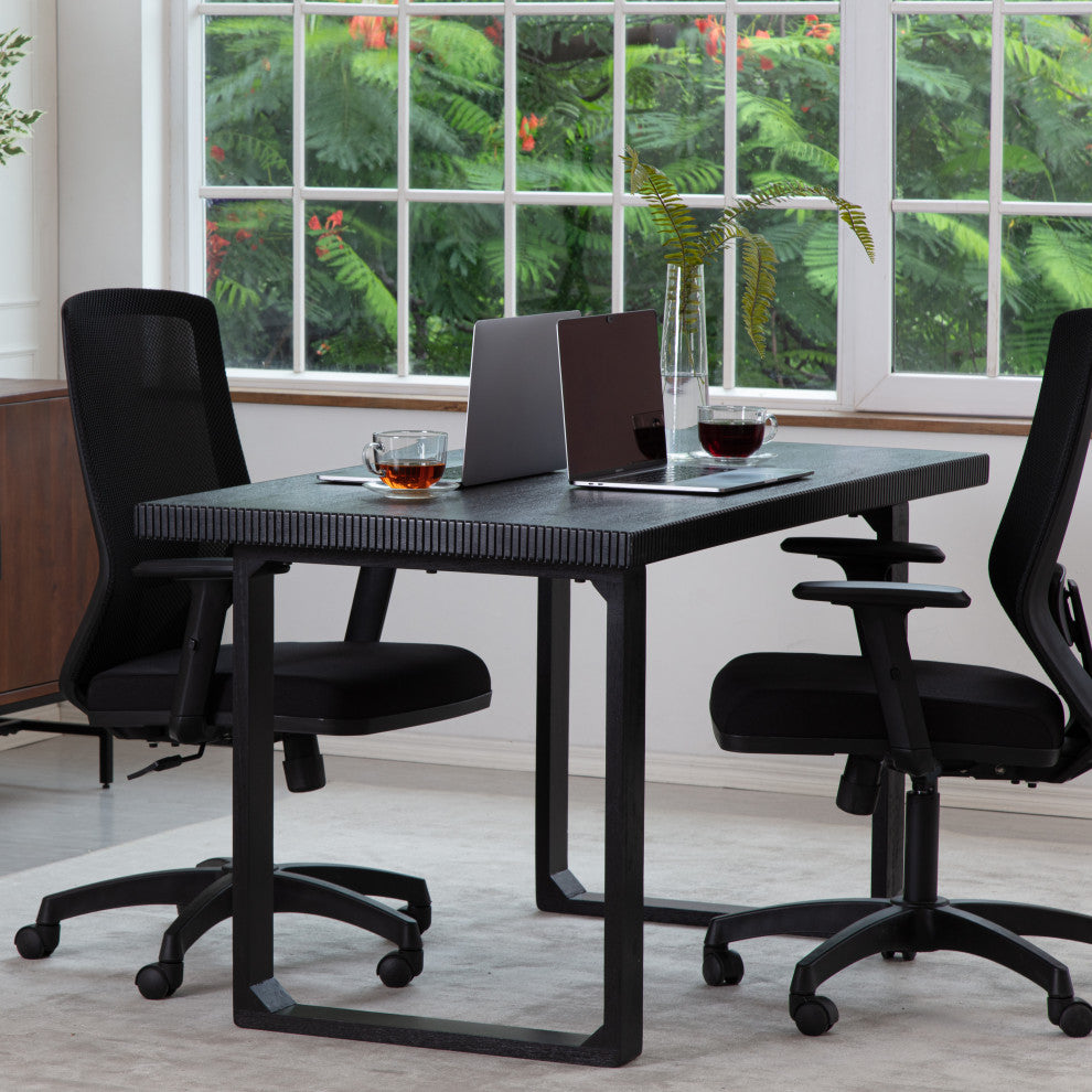 Ancona Desk Solid, Black