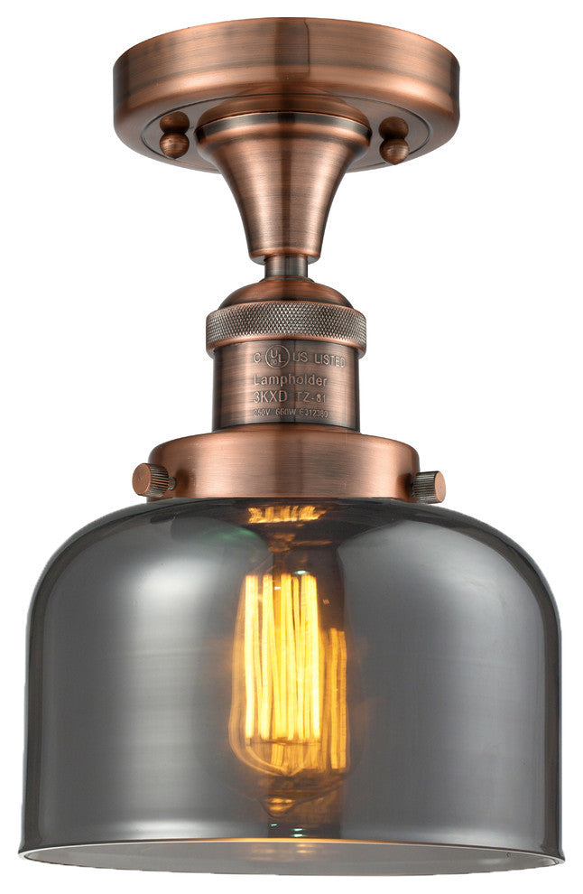 Innovations Lighting 517-1Ch-Ac-G73-Led 1 Light Dimmable Led Semi-Flush Mount