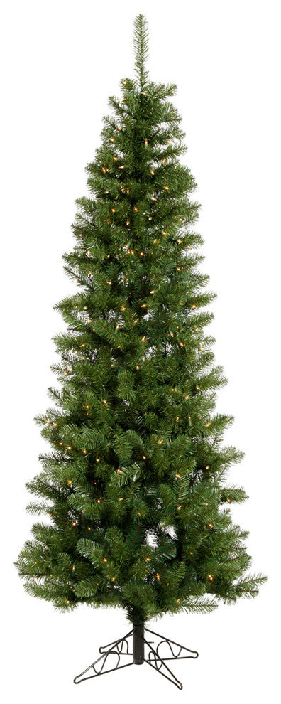 Vickerman 4.5'x24" Salem Pencil Pine 150 LED Warm White, A103046Led
