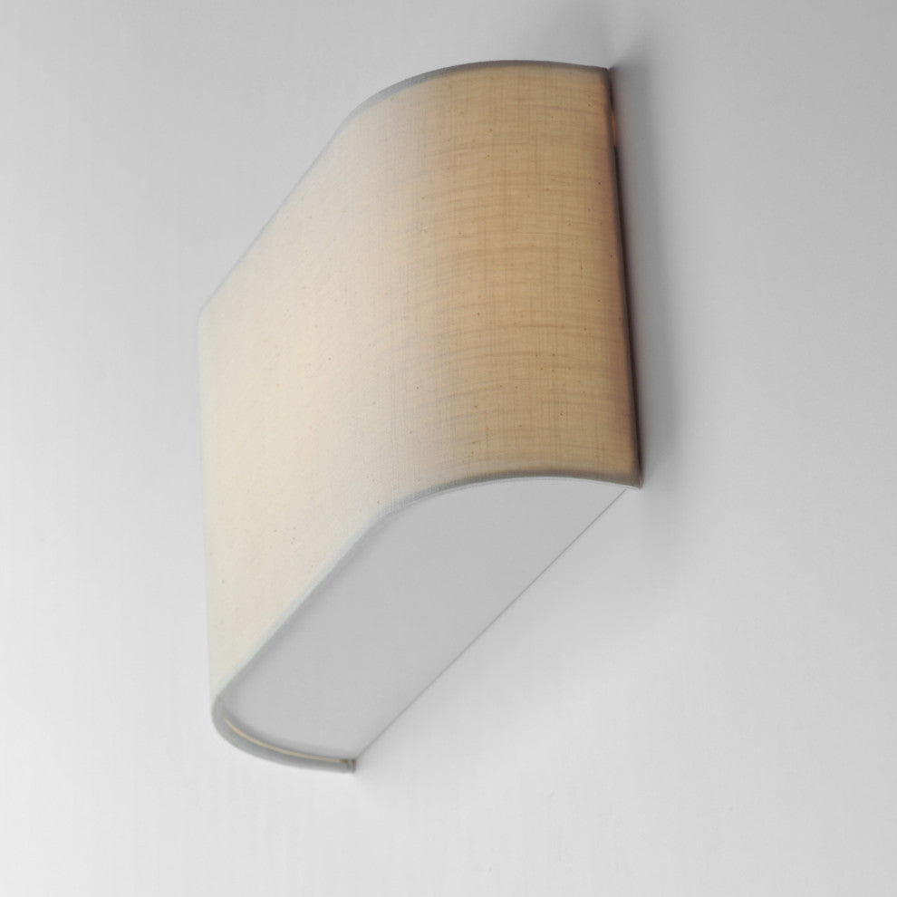 Maxim 10229 Prime 8" Tall LED Wall Sconce - Oatmeal Linen