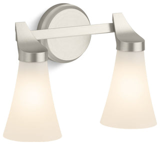 Kohler Lighting 26847-SC02 Simplice 2 Light 14"W Vanity Light - Brushed Moderne
