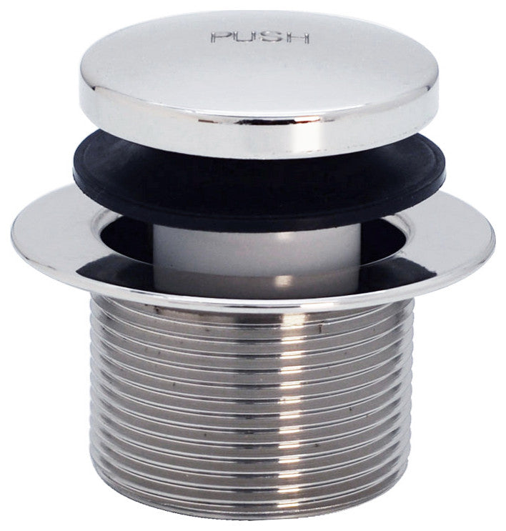 Above Floor Tip-Toe Trim and 2-Hole Overflow Cover, Polished Chrome
