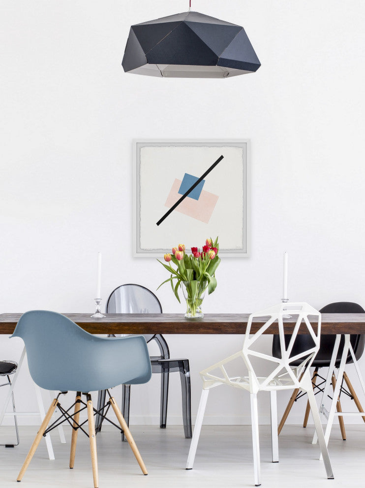"A Clean Line" Framed Painting Print, 32"x32"