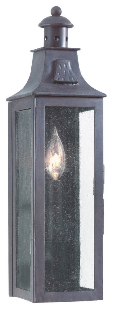 Troy Newton 18" Outdoor Wall Light in Old Bronze