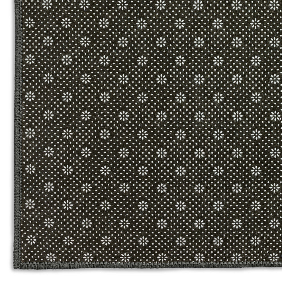 Kikiamo KK13 Graphite 8' x 8' Round Rug