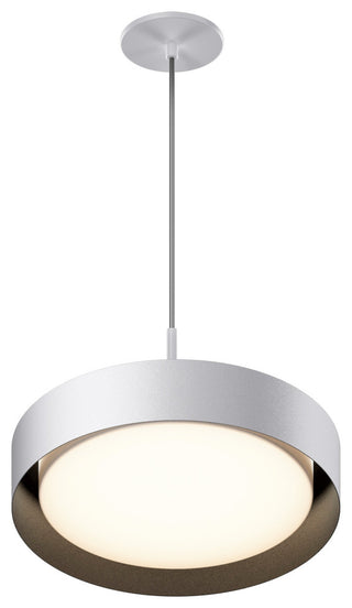 ET2 E51013 Echo 16"W LED Pendant - White / Black