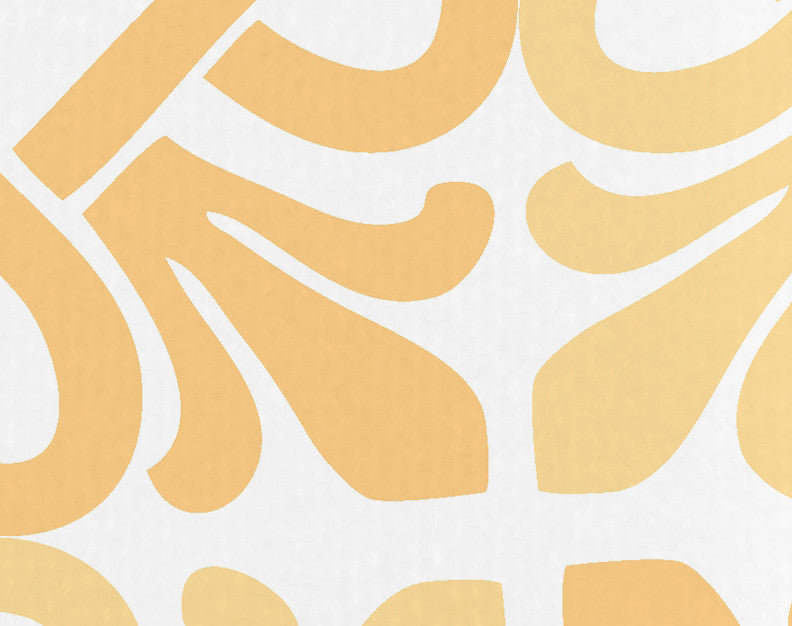 18x30" Tiki Square, Geometric Print Hand Towels, Yellow