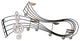 Metal Flowing Musical Bars D"cor Piece