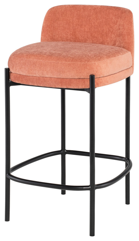 Inna Nectarine Fabric Counter Stool, HGMV251