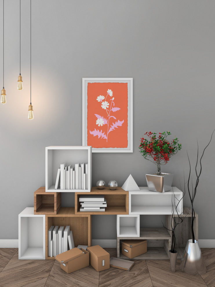 "Pick a Daisy" Framed Painting Print, 12x18