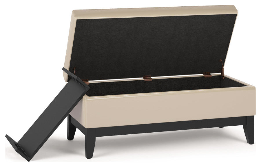 Oregon Storage Ottoman Bench with Tray