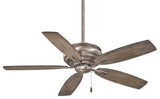 MinkaAire Nickel Timeless 54" 5-Blade Energy Star Indoor Ceiling Fan