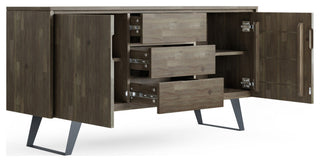 Lowry Sideboard Buffet, Distressed Gray