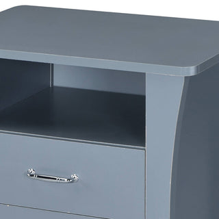 Colt Nightstand, Gray Finish