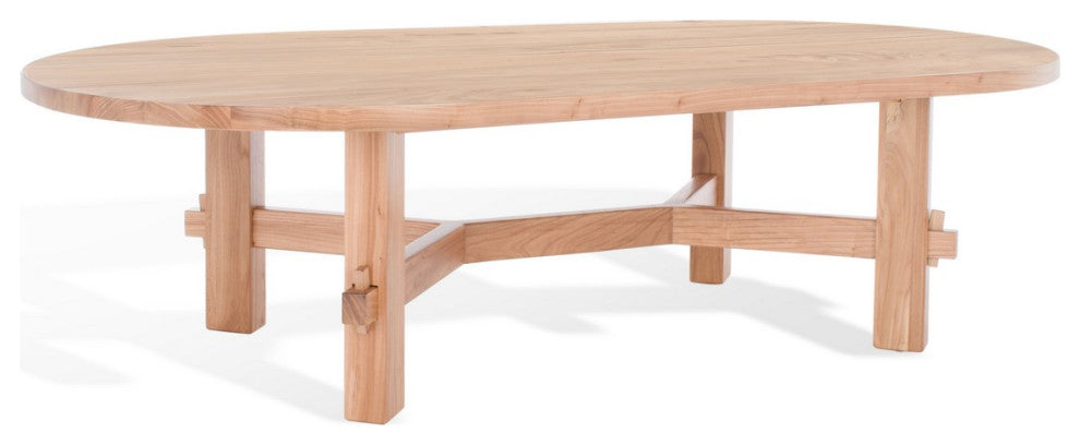 Safavieh Couture Tabytha Elm Wood Coffee Table Natural