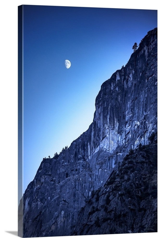 "Yosemite Moonrise" Wrapped Canvas Art Print, 24"x36"x1.5"