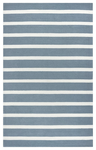 Rizzy Home Azzura Hill AH9937 Gray Strips Area Rug, Rectangular 5'x7'6"