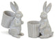 Bunny Pot, 2-Piece Set, 5.75"H, 6"H Resin