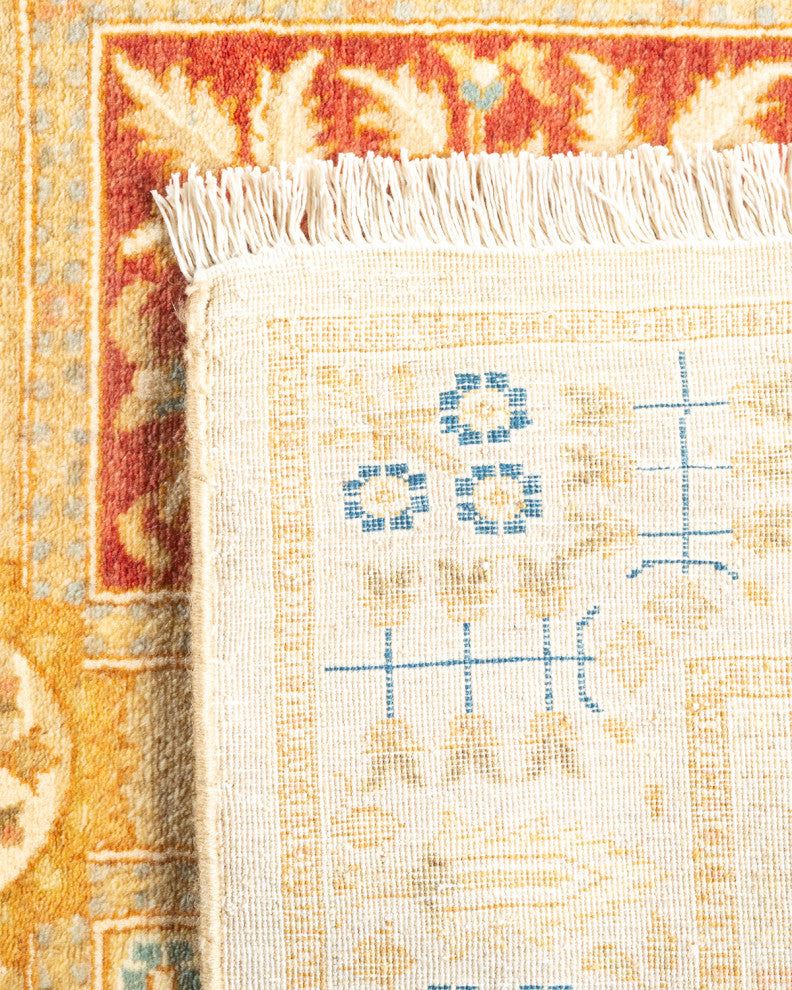 Wuntho One-of-a-Kind Hand-Knotted Runner Ivory, 2'8"x13'1"