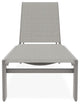 Kendall Sling Stackable Outdoor Chaise Lounge, Deacon/Warm Gray