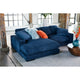 First of A Kind Plunge Sectional Navy