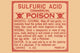 Sulfuric Acid - Gallery Wrapped Canvas Art 28" x 42"