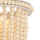 2 Light 12.6'' Unique/Statement Bowl Flush Mount, White/Gold