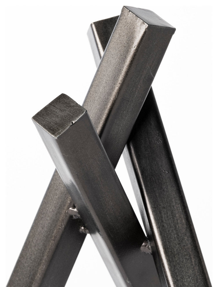 Bastian, Small Black Metal Abstract Object