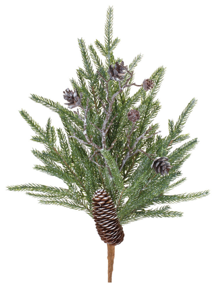 Pine and Cone Stem, Set of 6