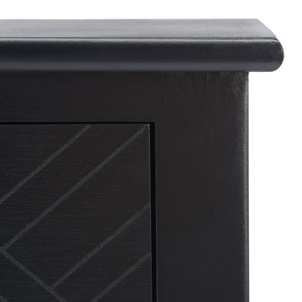 Safavieh Peyton 2 Drawer Console Table, Black