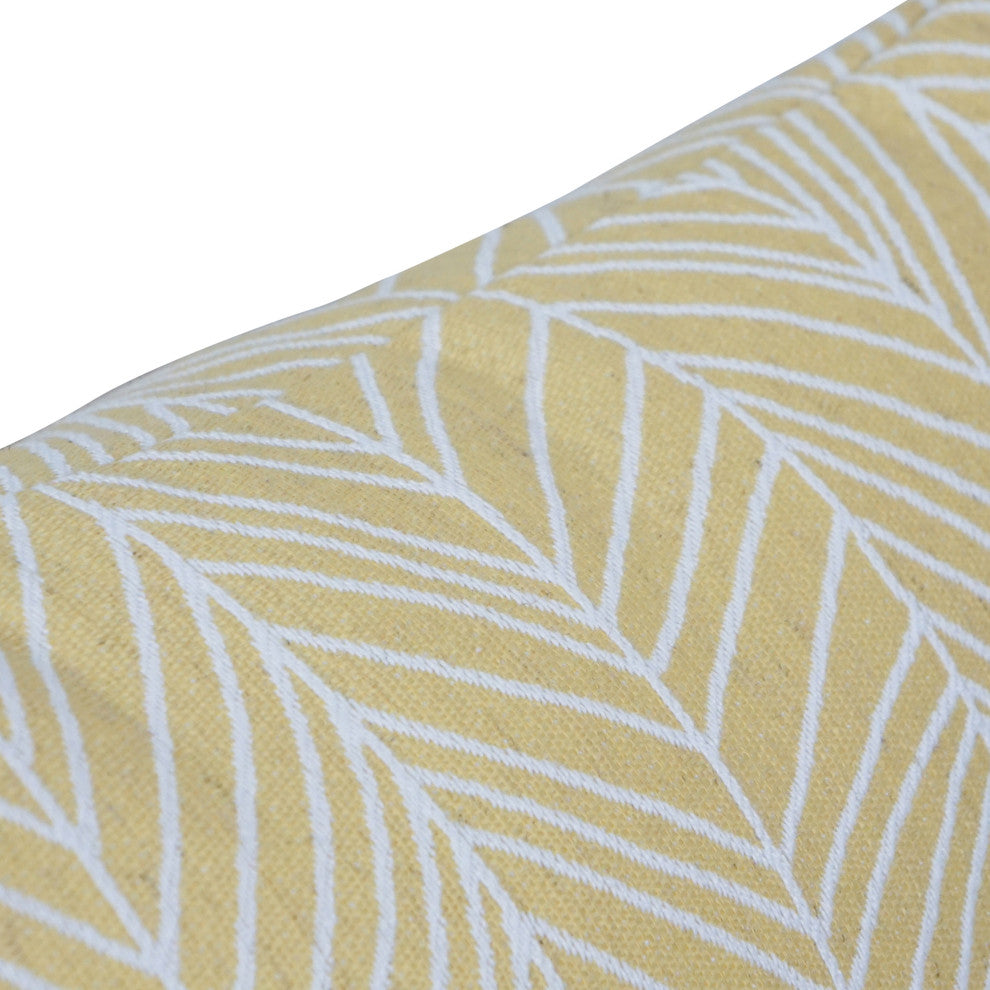 17" Jacquard Throw Pillows With Inserts, Set of 4, Demeter Lemona
