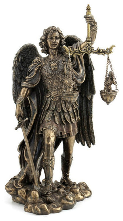Saint Michael Weighing Souls Statue