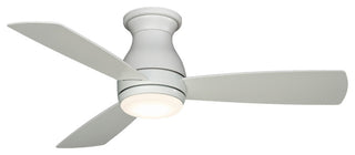 Hugh 44" Fan, Matte White With LED Light Kit