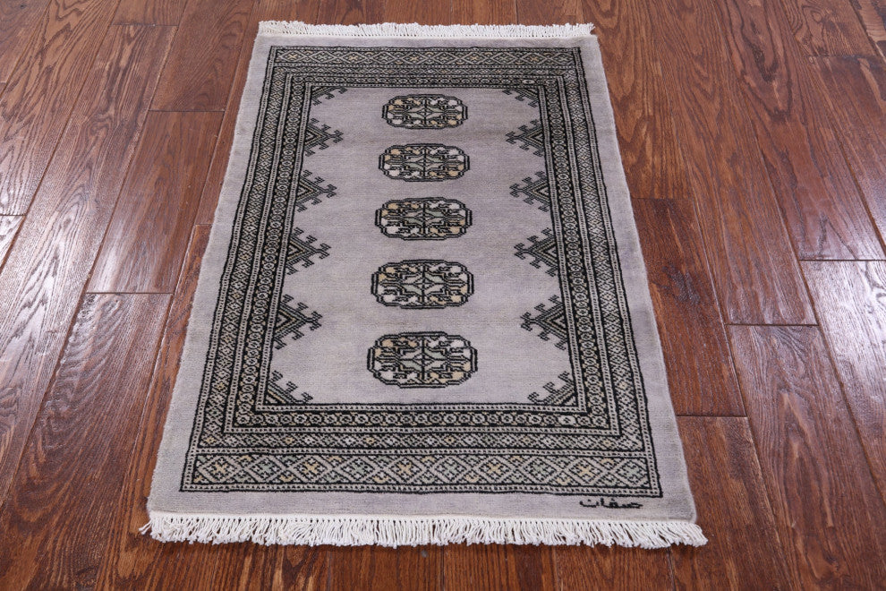 Handmade Signed Silky Bokhara Wool Rug 2' 0" X 3' 0" - Q13868