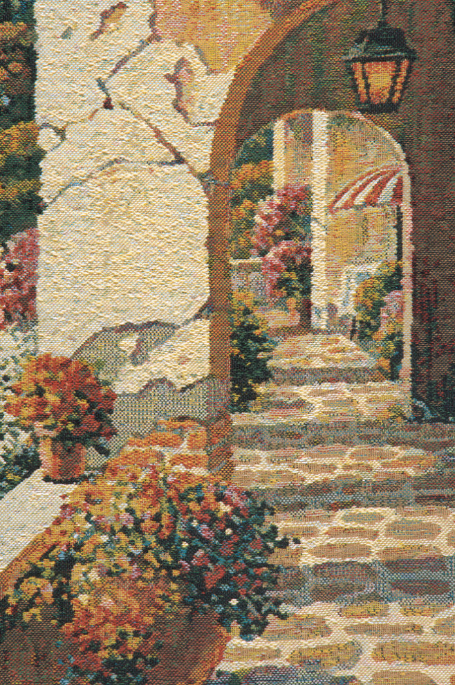 Villa In Capri Belgian Wall Tapestry