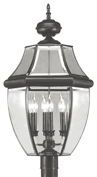 Monterey Outdoor Post Head, Black