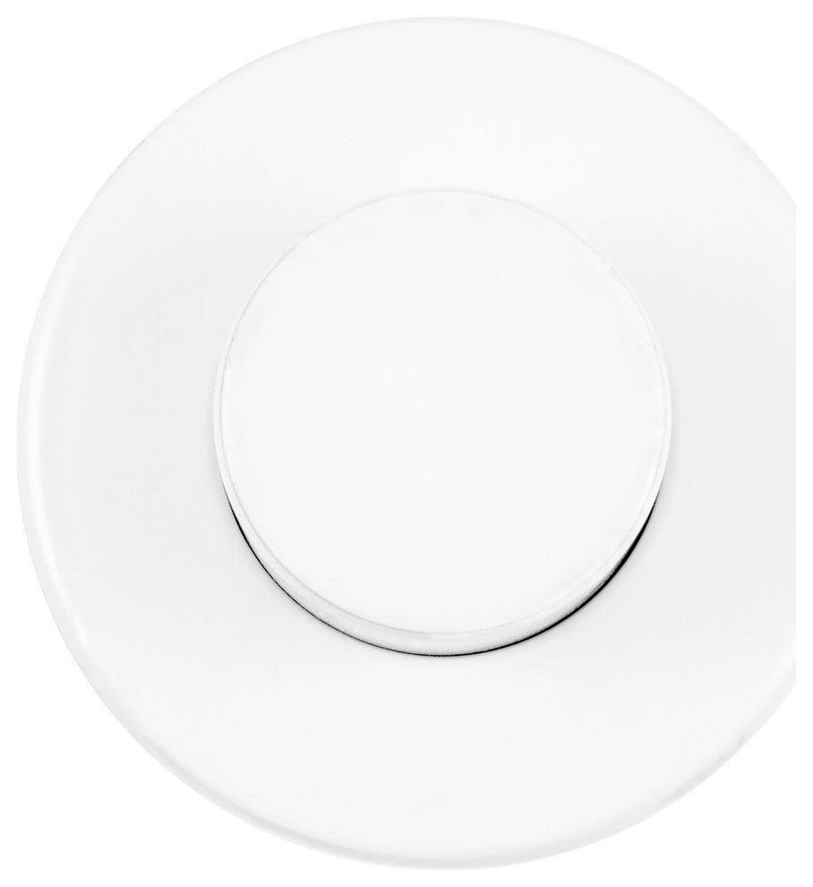 Replacement Raised Button Disposal Air Switch Trim, White