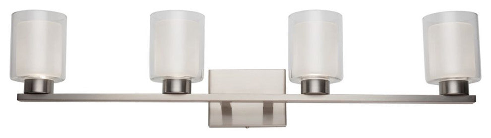 Saville - Bathroom Vanity - 4-Light - Brushed Nickel