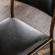 Kayne Leather Counter Stool by Kosas Home , Black