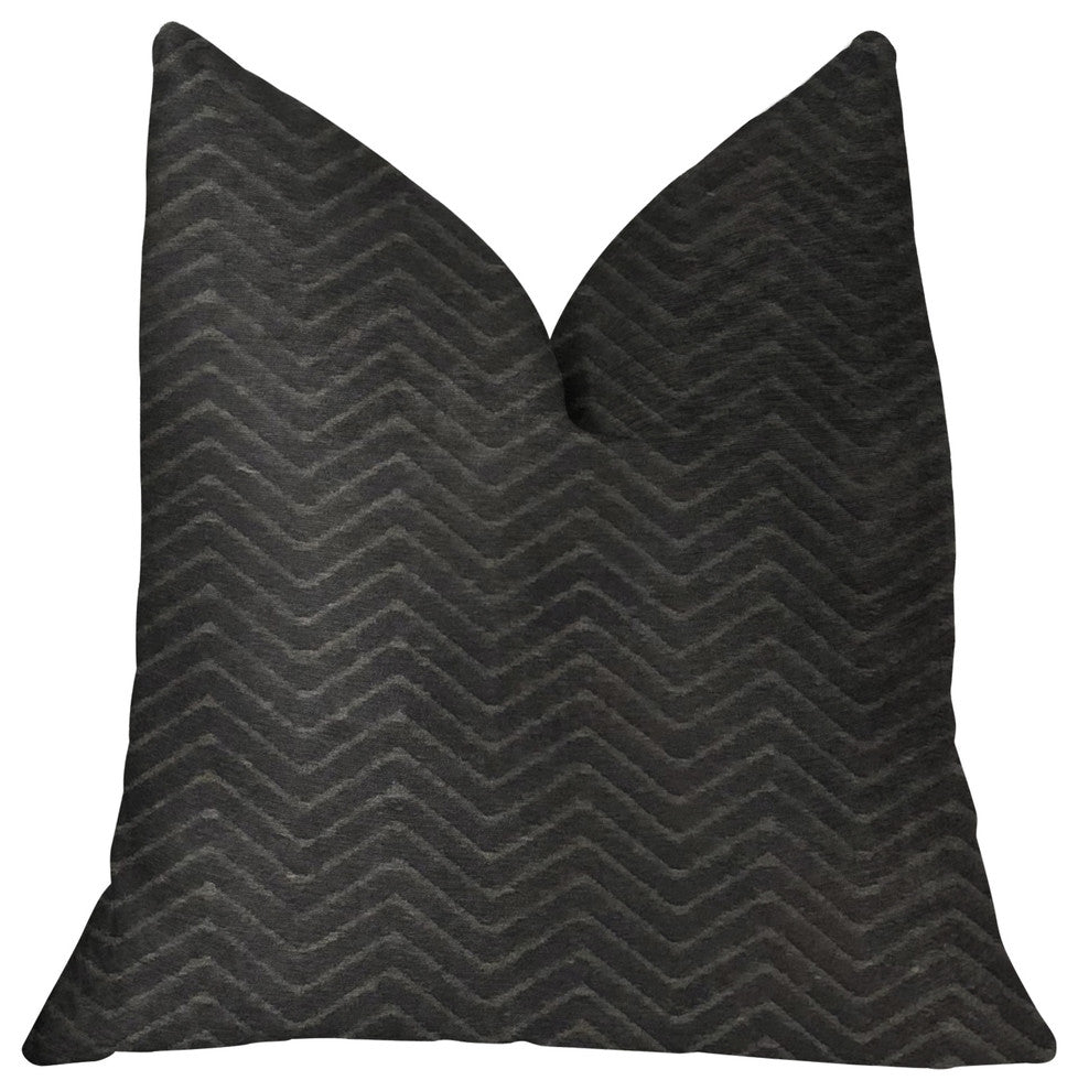 Black Panther Black Luxury Throw Pillow, 20"x36" King