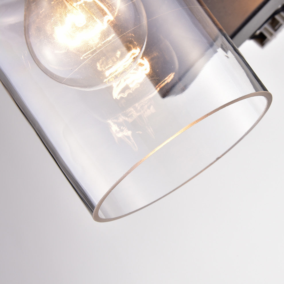 Daisy Glass Shade 1 Light Wall Sconce Single Light Antique Black