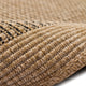 Sahara Texture Border Indoor/Outdoor Rug, Natural, 6'6"x9'3"