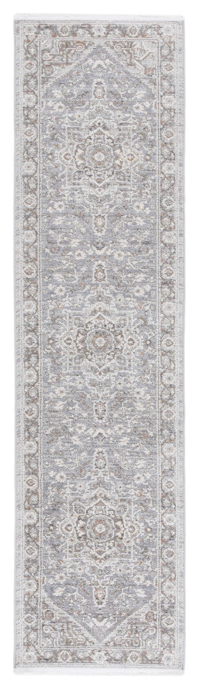 Lauren Ralph Lauren Collection Clover LRL1272 Rug, Grey/Beige, 2'x8'