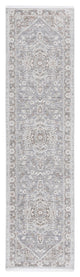 Lauren Ralph Lauren Collection Clover LRL1272 Rug, Grey/Beige, 2'x8'