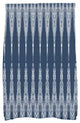 Lifeflor, Geometric Print Hand Towel, Navy Blue, 18 x 30"